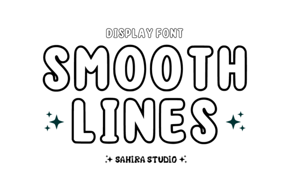 Smooth Lines: A Modern Display Font for Creative Design